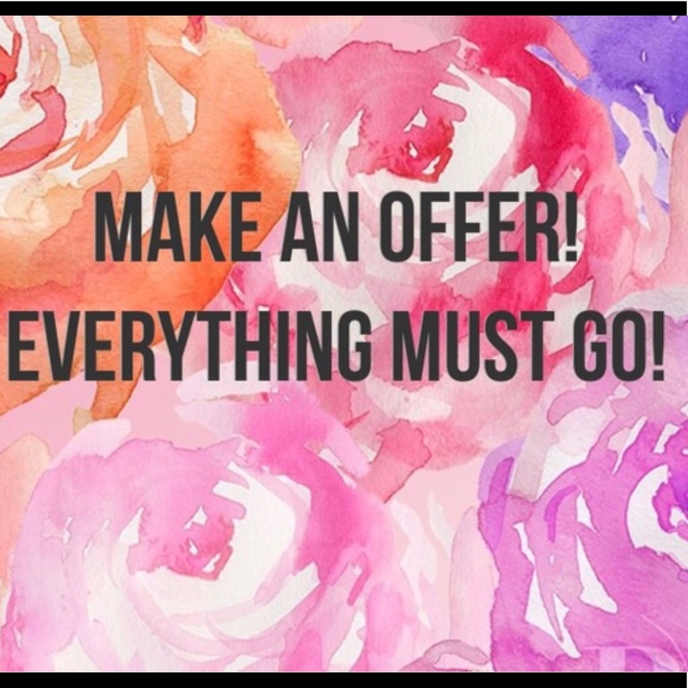 Offers always welcome!!